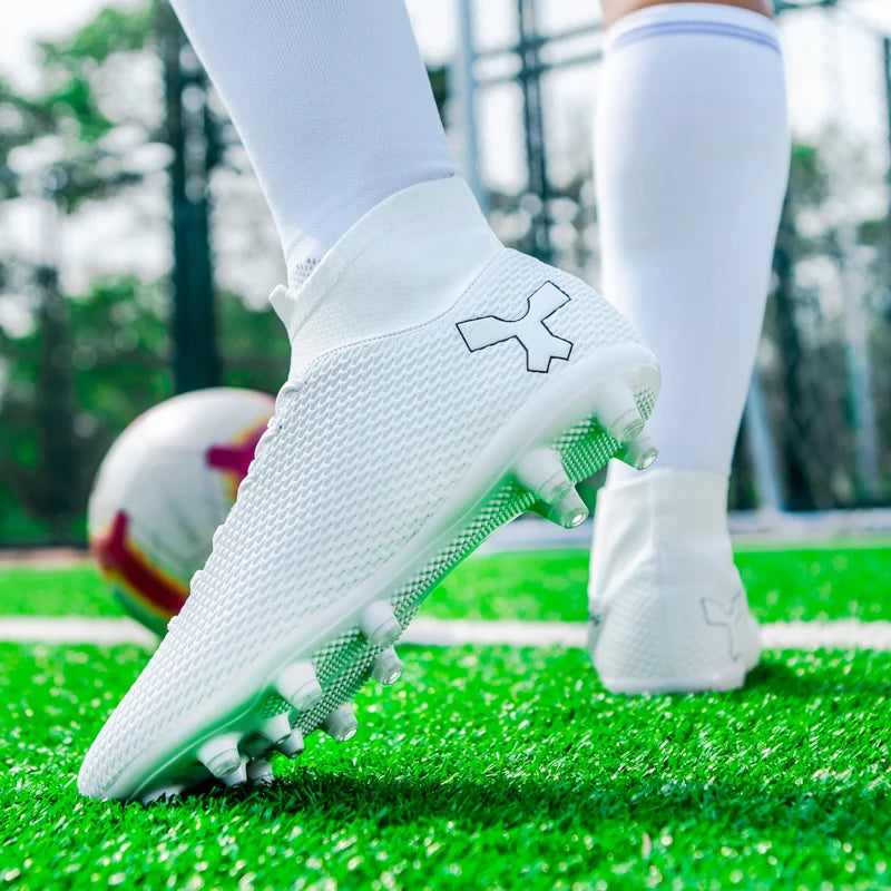 Hoogwaardige voetbalschoenen voor heren, duurzame voetbalschoenen voor jongens, lichtgewicht voetbalschoenen voor kinderen, futsal-trainingsschoenen, voetbalschoenen met noppen