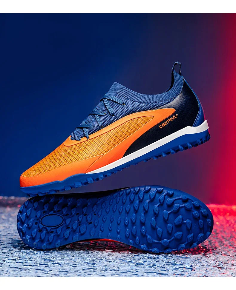Botas de fútbol para hombre, con tacos para exterior, transpirables, antideslizantes, para adultos, con tacos largos, deportivas, de entrenamiento, para niños, para partido, cómodas