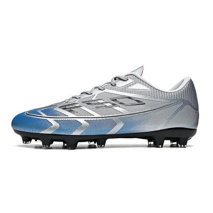 Chaussures de football FG/TF populaires, crampons de football unisexes à tige basse, baskets de football pour terrain, crampons d'entraînement rapides, crampons antidérapants à pointes longues