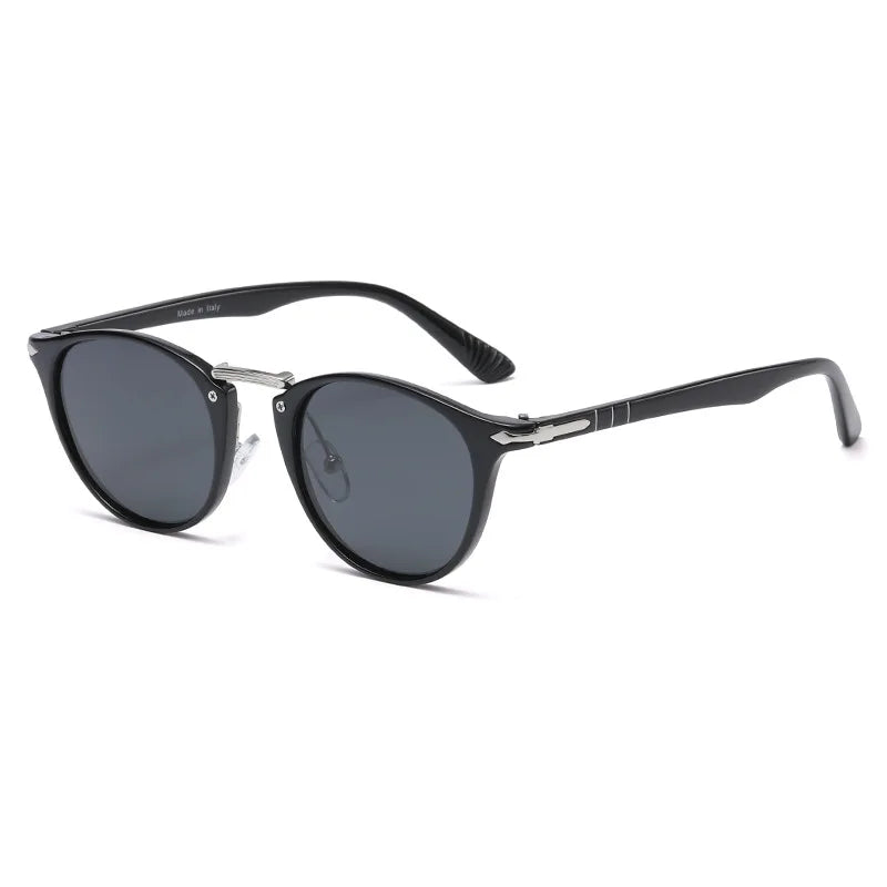 Vintage Round Polarized Sunglasses Women Men Driving Shades Brand Designer Sun Glasses Luxury Oculos De Sol UV400 Anti BlueLight