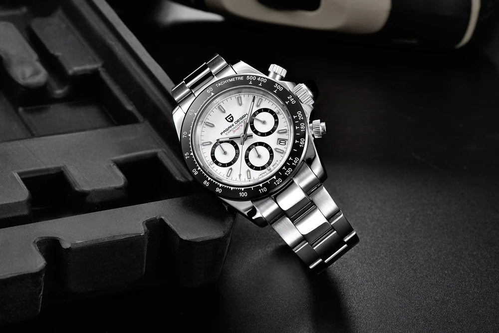 2026 PAGANI DESIGN New Colored diamonds Men's Watches top brand Luxury Quartz Wrist Watch Men Watch Men Chronograph Japan VK63