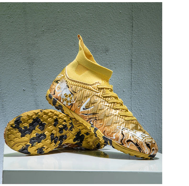 Sapatilhas de futebol profissional para homem, sapatilhas com pitões, sapatilhas de futebol originais, botas para campo de futebol de interior, treino em relva, TF/FG, ténis