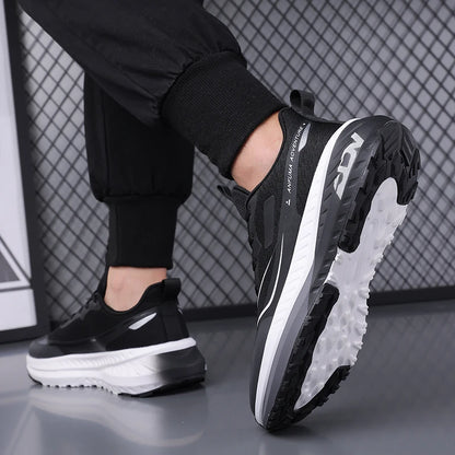 Sapatos de caminhada para homem, para atividades ao ar livre, antiderrapantes, de boa qualidade, modernos, rasos, resistentes ao desgaste, respiráveis, ténis casuais, desportivos, de corrida, para homem