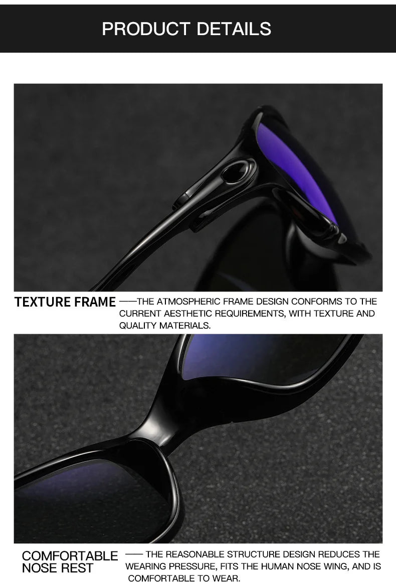 TANGOWO Rectangle Full Rim Frame Sunglasses For Men Y2K Mirror Vintage Classic Taking Photos Sand Sea Drivng UV400 Shade