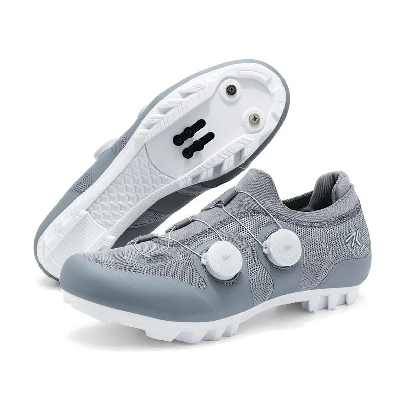 Men Mtb Cycling Shoes New Women Pink Self-Locking Cleats Speed Road Bicycle Shoes Flat Trail Racing SPD Mountain Bike Sneakers