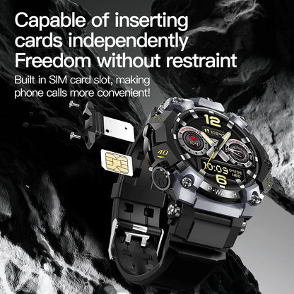 Q668 Smartwatch Android 10.0 Smart Watches With 1.95 inch Amoled Larger Screen insert 4g/5g Sim Card GPS WIFI IP68 Waterproof