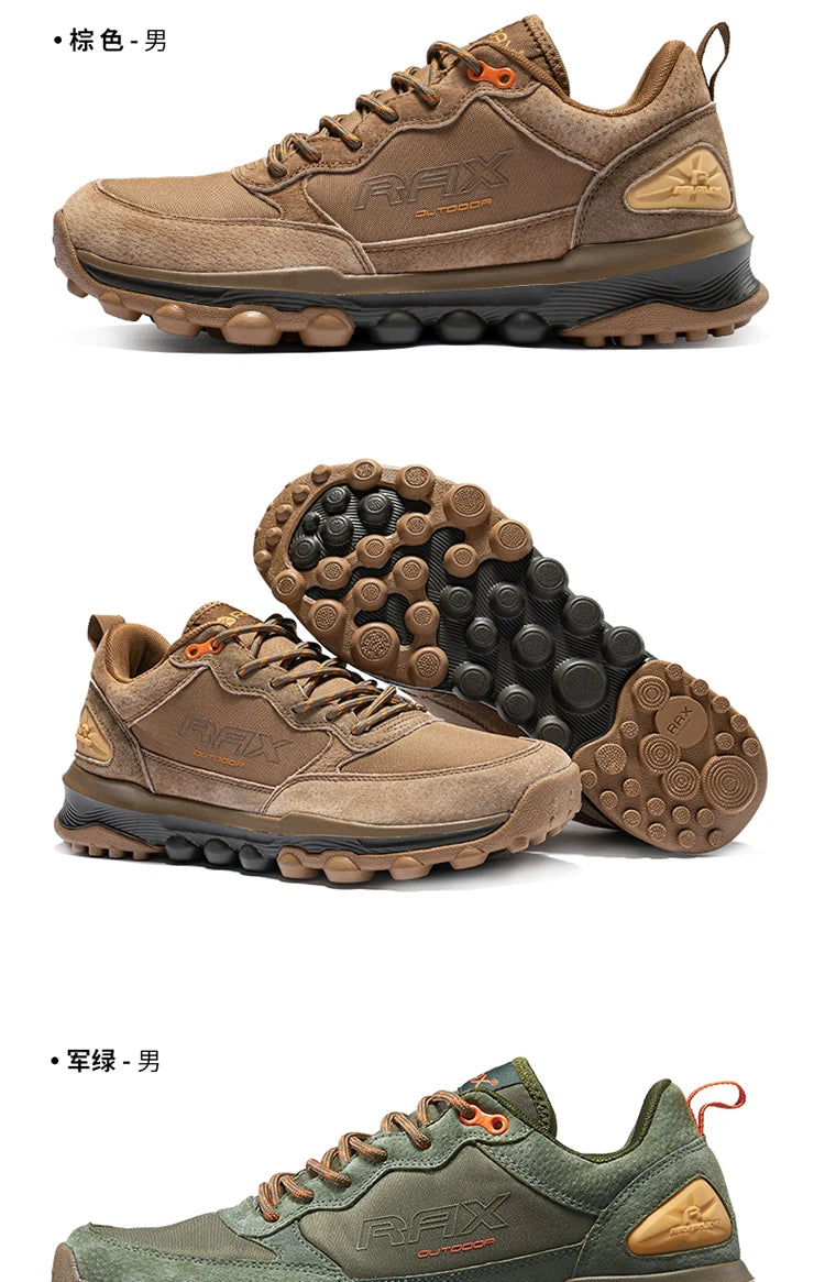 RAX Sapatos de caminhada respiráveis para homem, leves, para caminhadas, trekking e travessias de água, ténis desportivos, ténis de exterior para homem
