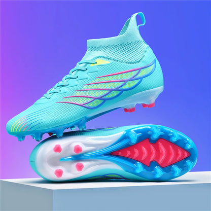 Chaussures de Football antidérapantes pour hommes, bottes de Football TF/FG, respirantes, pour l'extérieur, basses, antidérapantes, baskets de sport