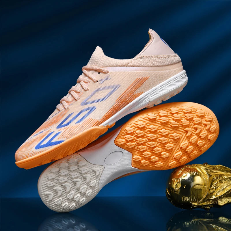 New Men's Soccer Shoes Match Football Boots Sneakers Non-Slip Grass Cleats High-Quality Futsal Indoor Hot-Selling High-Top Outdoor