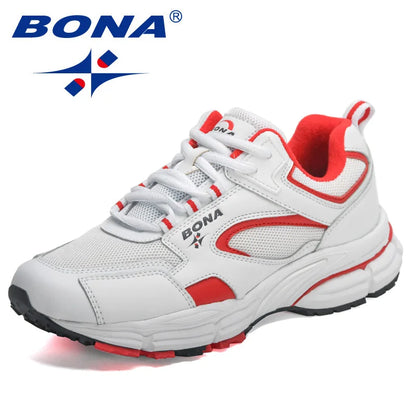 BONA Běžecké boty od nových návrhářů Prodyšné outdoorové sportovní boty Dámské lehké tenisky Dámské pohodlné sportovní boty