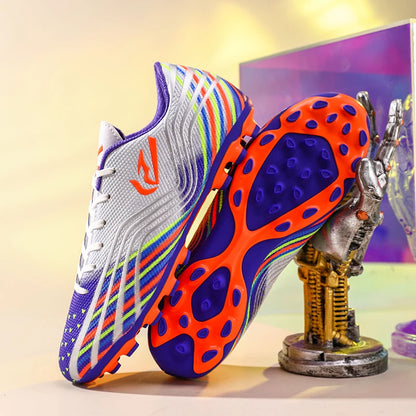 Long Spike Cleats New Competition Level Football Shoes for Men and Women Universal Professional Game Training Sports Shoes