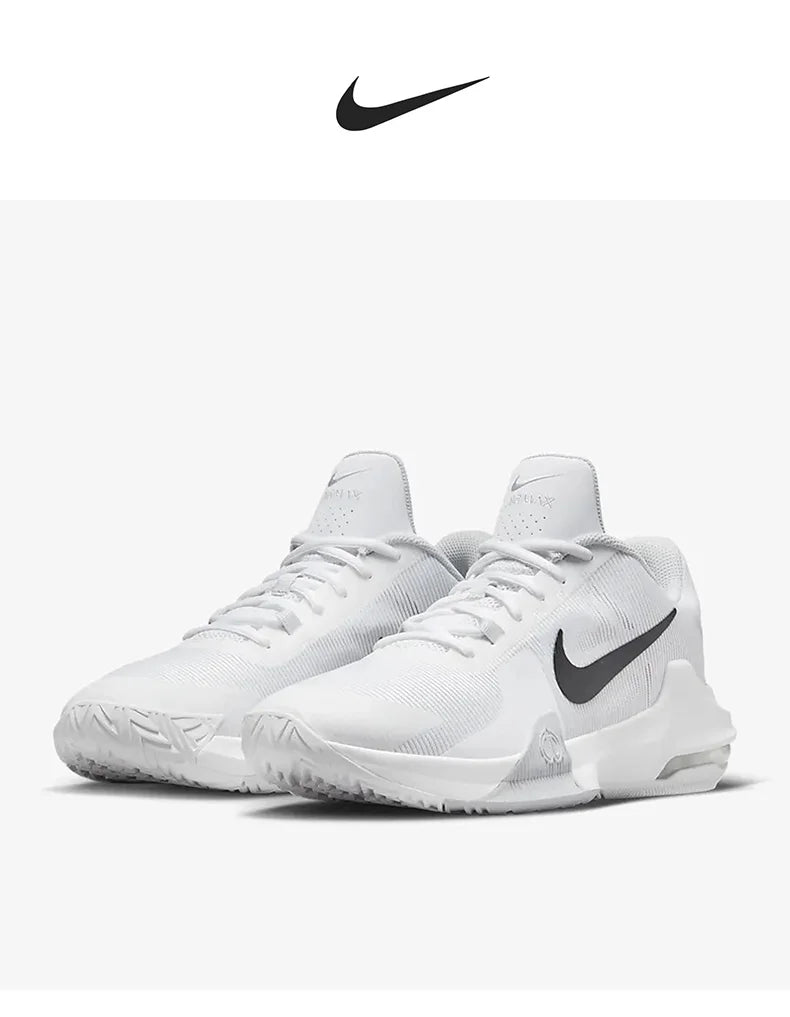 Nike Official Genuine Air Max Impact 4 Men's Cushioned Basketball Shoes DM1124-100