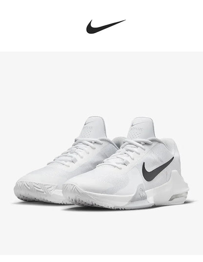 Nike Official Genuine Air Max Impact 4 Men's Cushioned Basketball Shoes DM1124-100