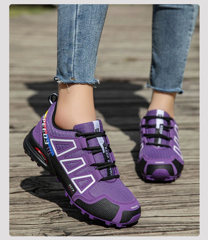 Men's Hiking Shoes Outdoor Sports Lace-Up Hiking Shoes Women's Hiking Sports Non-slip Hunting Tactical Sports Shoes