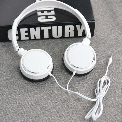 Casque universel sur l'oreille pliable filaire écouteurs HiFi stéréo son Portable casque 3.5mm casque HiFi stéréo son