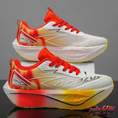2026 Air Cushion Jogging Shoes Running Shoes Carbon Board Marathon Men Sports Breathable Lightweight Women's Nonskid Sneakers