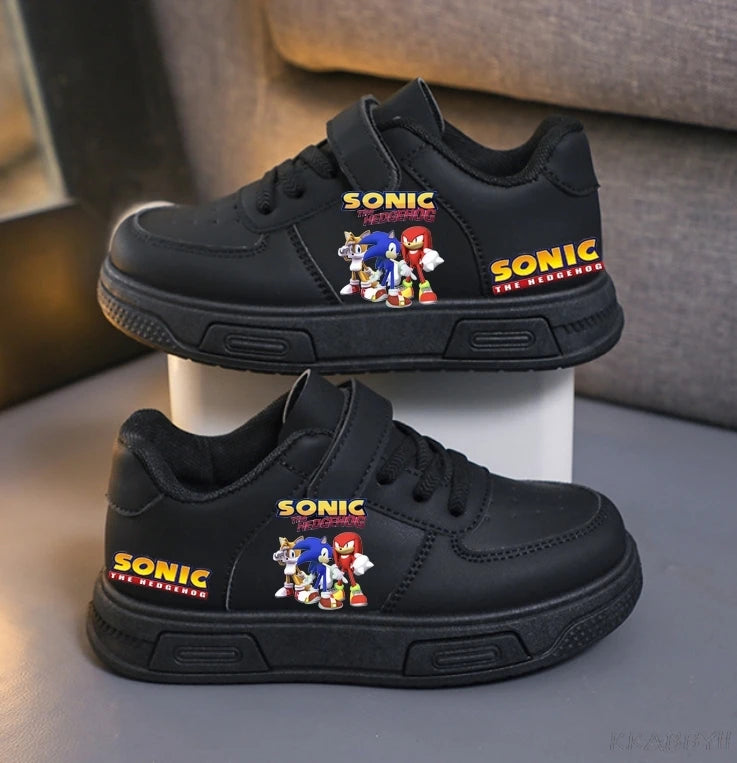 Sonic Students – modne buty codzienne z nadrukiem z kreskówek i anime – urocze trampki – prezenty na urodziny