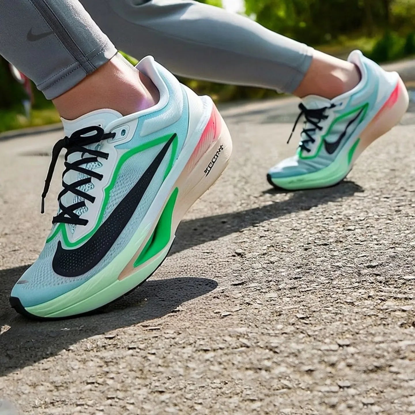 Nike Men's Shoes Zoom Fly 6 Sports Shoes Carbon Plate Running Shoes Cushioning Lightweight Racing Running Shoes