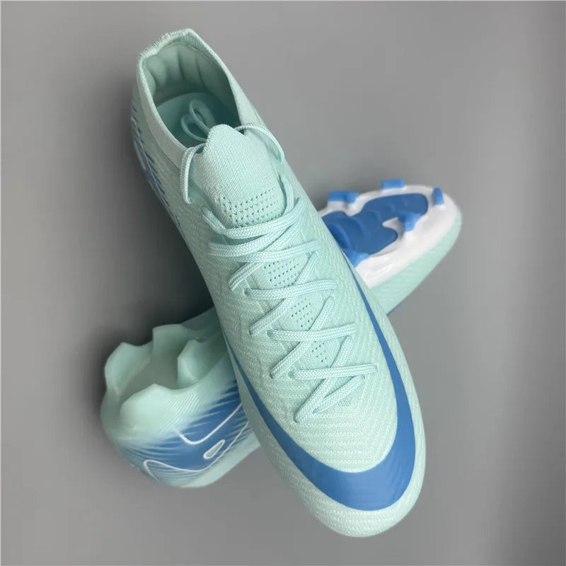 Mens Soccer Cleats Outdoor FG Professional Football Shoes Lightweight Breathable Youth Boys Athletic Training Sneakers