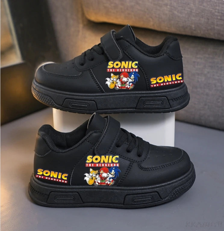 Sonic Students – modne buty codzienne z nadrukiem z kreskówek i anime – urocze trampki – prezenty na urodziny