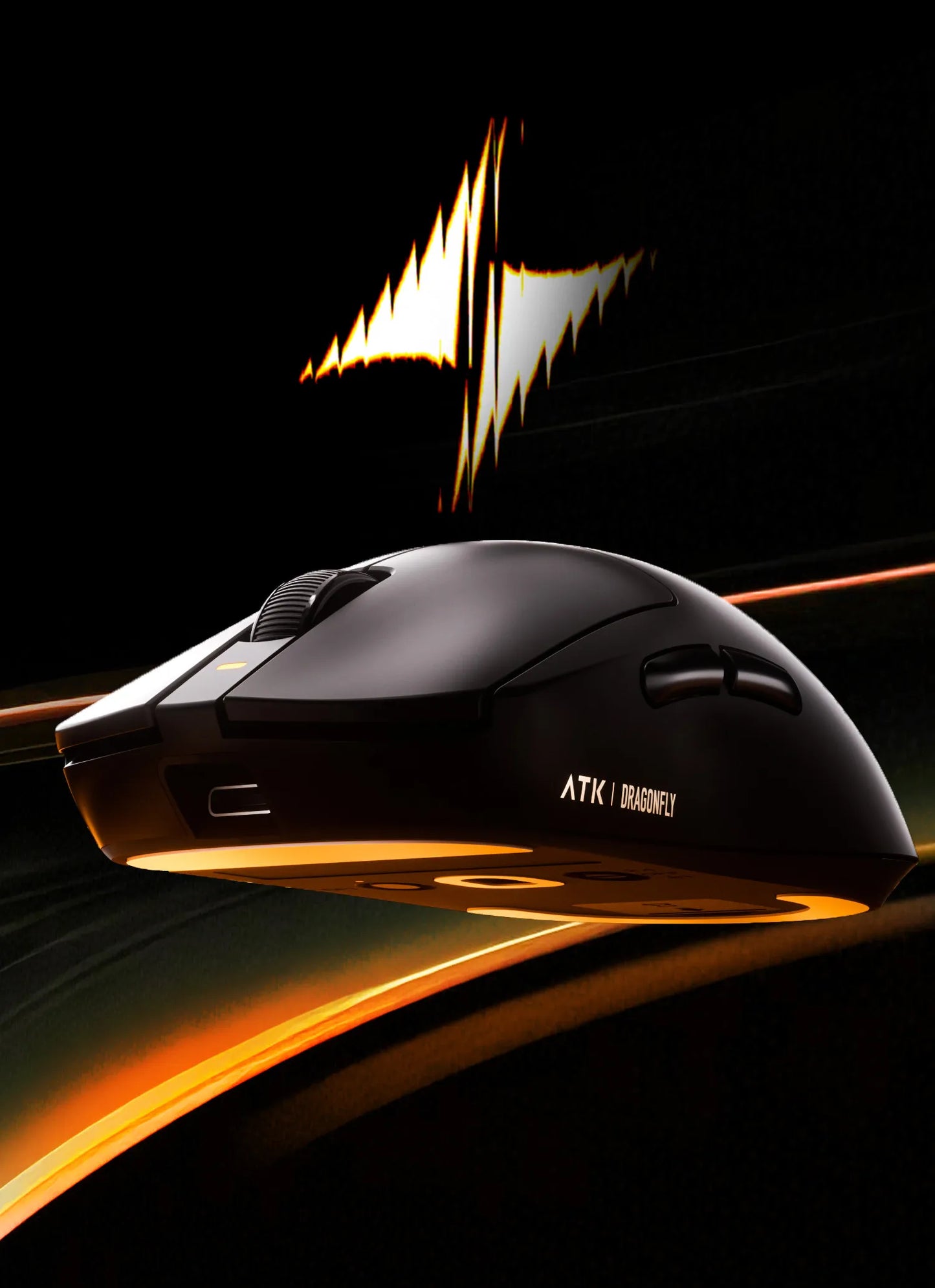 ATK A9 Wireless Gaming Mouse NearLink Technology Ergonomic PAW3395 Tri-Mode Bluetooth Low Latency Esports Mice PC