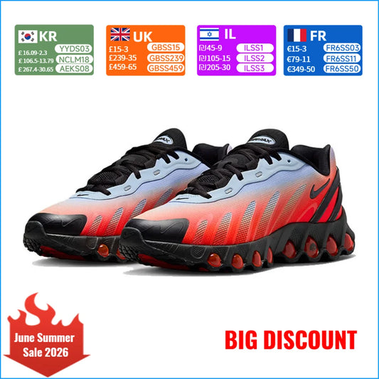 Zapatillas de running versátiles Nike Air Max Dn8 Classic, estilo unisex, color rojo, IH4119-401