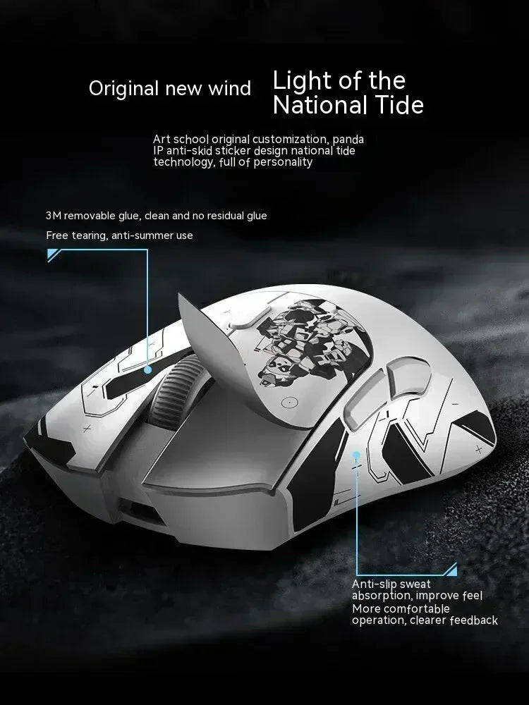 Metaphyuni Metapanda P1 Wireless Mouse P1 Pro Max Paw3395 Low Latency Lightweight E-Sports Gaming Mouse Ergonomics PC Gamer Gift