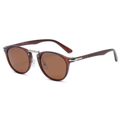 Vintage Round Polarized Sunglasses Women Men Driving Shades Brand Designer Sun Glasses Luxury Oculos De Sol UV400 Anti BlueLight