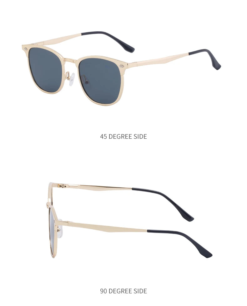 Steampunk Square Sunglasses Men 2026 Luxury Brand Metal Frame Retro Punk Sun Glasses Male Driving Shades Vintage Eyewear UV400