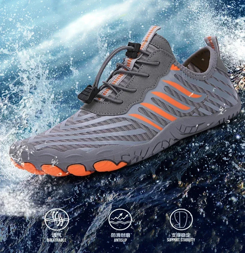 Chaussures d'eau pour hommes et femmes, chaussures minimalistes, chaussures de plage à séchage rapide, chaussures aquatiques, baskets de sport légères, randonnée, surf, navigation de plaisance, pêche