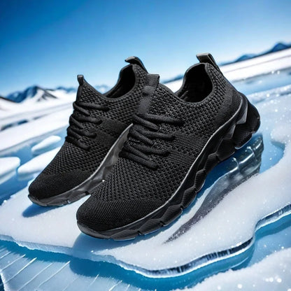 Zapatillas deportivas para hombre de malla ligeras; zapatos planos informales para mujer; zapatillas deportivas de running para hombre; zapatillas de tenis blandas y transpirables; zapatillas deportivas para hombre.
