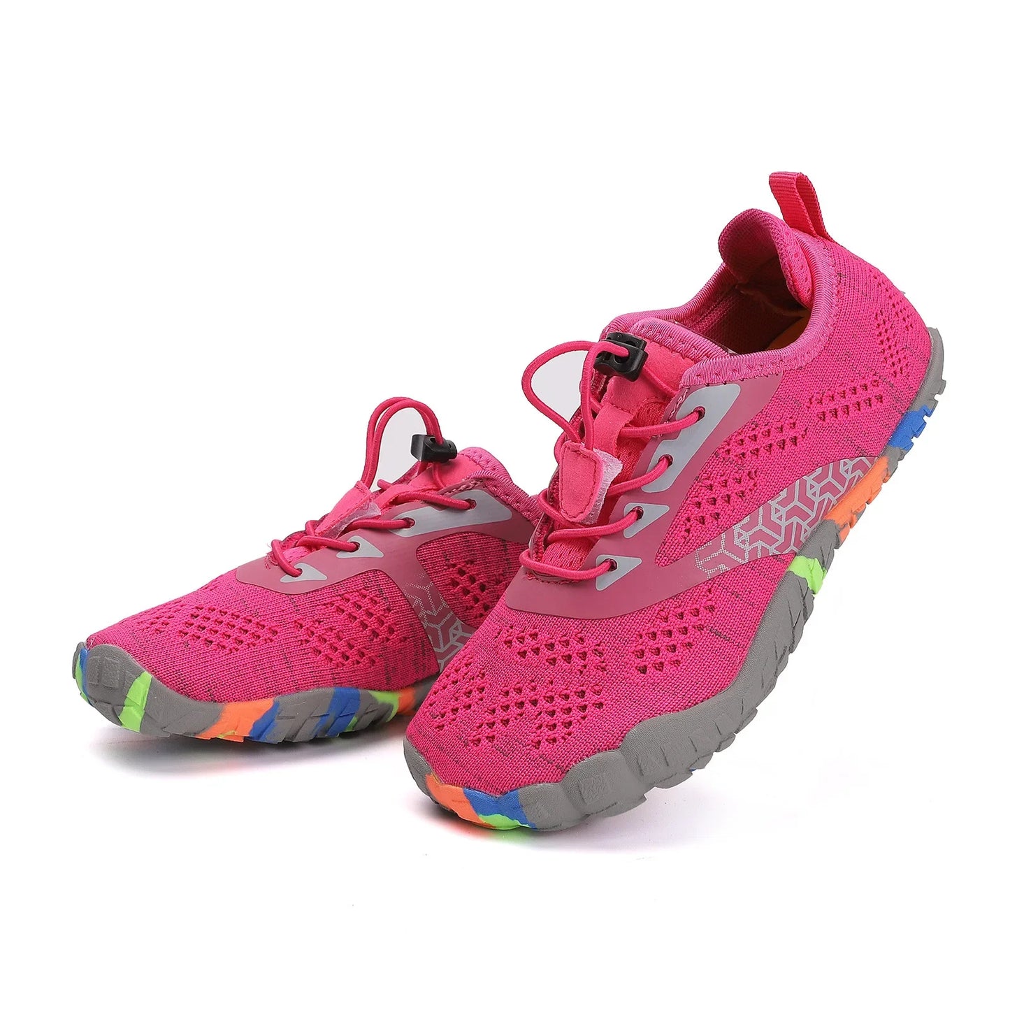 New Children's Aqua Shoes Women Colorful Walking Sports Upstream Wading Sneaker Breathable Mesh Five Fingers Swimming Water Shoe