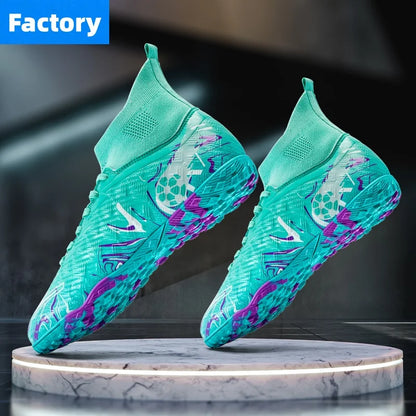 Sapatilhas de futebol profissional para homem, sapatilhas com pitões, sapatilhas de futebol originais, botas para campo de futebol de interior, treino em relva, TF/FG, ténis