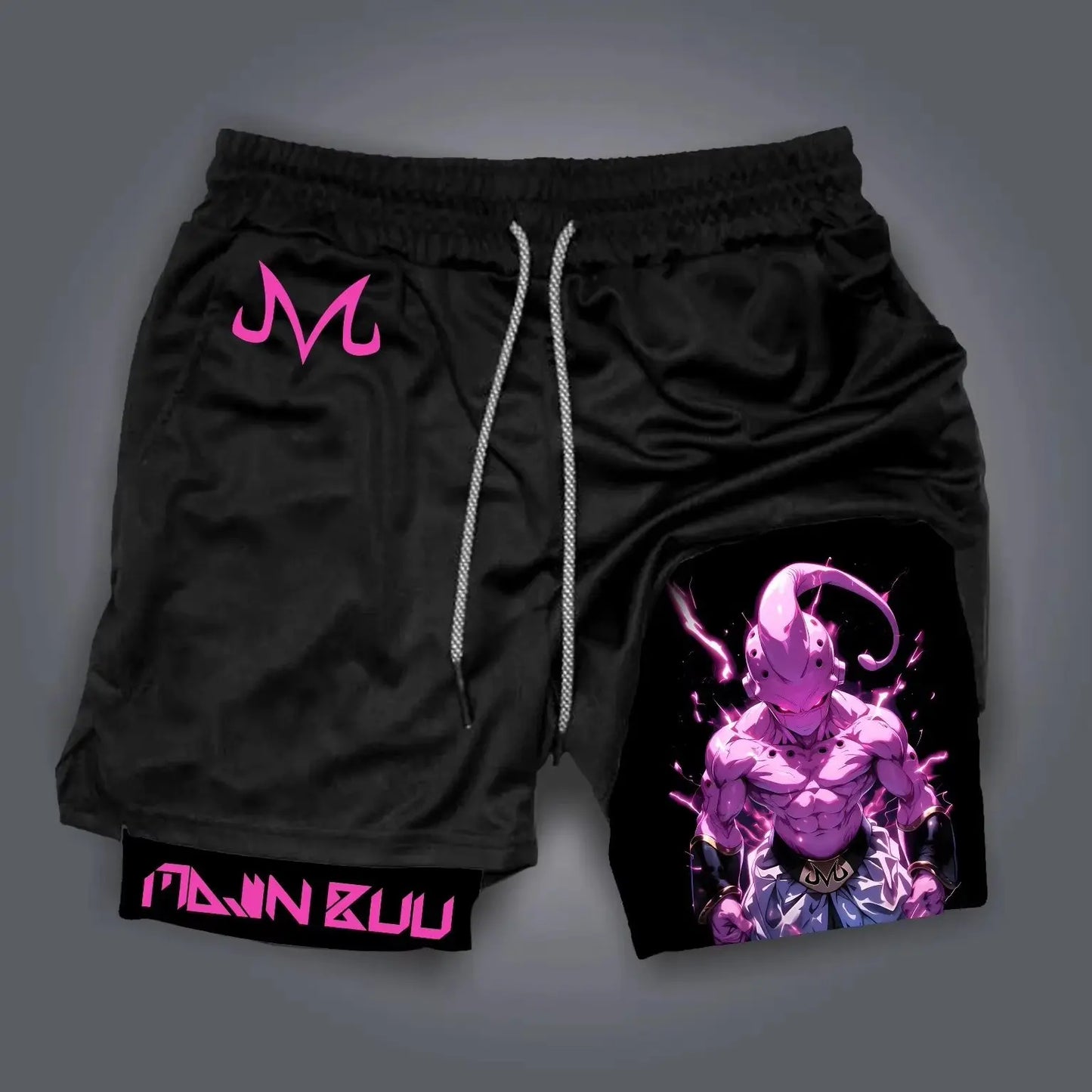 Dragon Ball Summer Men's Shorts Anime Printed Sports Pants Breathable Quick Drying Double Layer Shorts Gym Pants 2026 Streetwear
