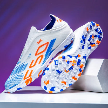 Men's Soccer Shoes Grass Football Boots Ultralight Sport Comfortable Indoor Cleats Non Slip Fg Turf Futsal Adult Non-Slip