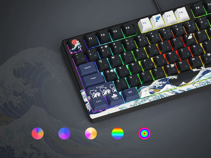 womier S-K80 Gamer Keyboard with Color OLED Display Mechanical Gaming Keyboard Hot Swappable Gasket Mount RGB Custom Keyboard