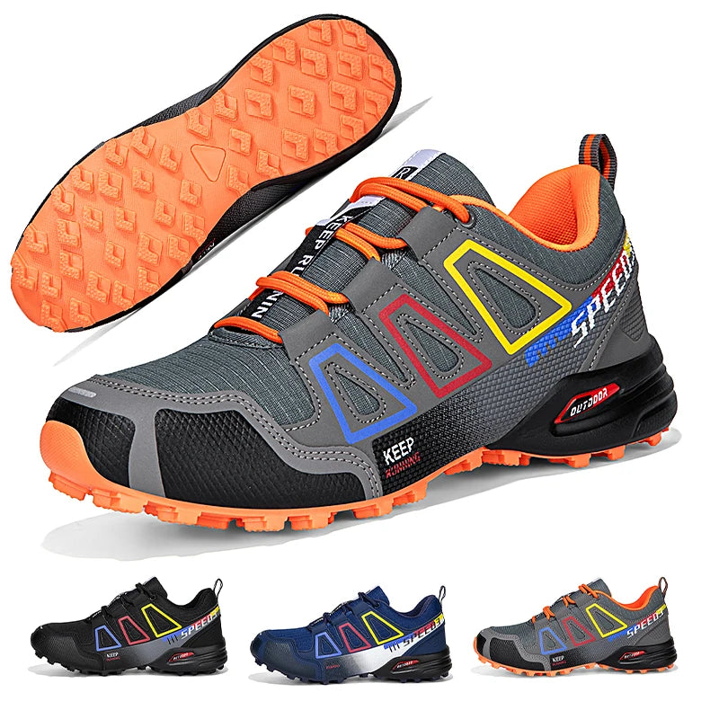 Zapatillas de senderismo impermeables para hombre, zapatillas resistentes al desgaste para actividades al aire libre, zapatillas de senderismo de piel, de caza y deportivas tácticas para hombre