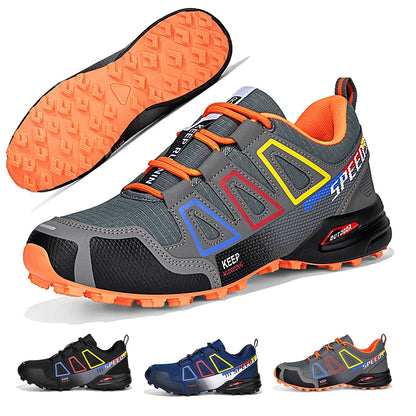 Zapatillas de senderismo impermeables para hombre, zapatillas resistentes al desgaste para actividades al aire libre, zapatillas de senderismo de piel, de caza y deportivas tácticas para hombre