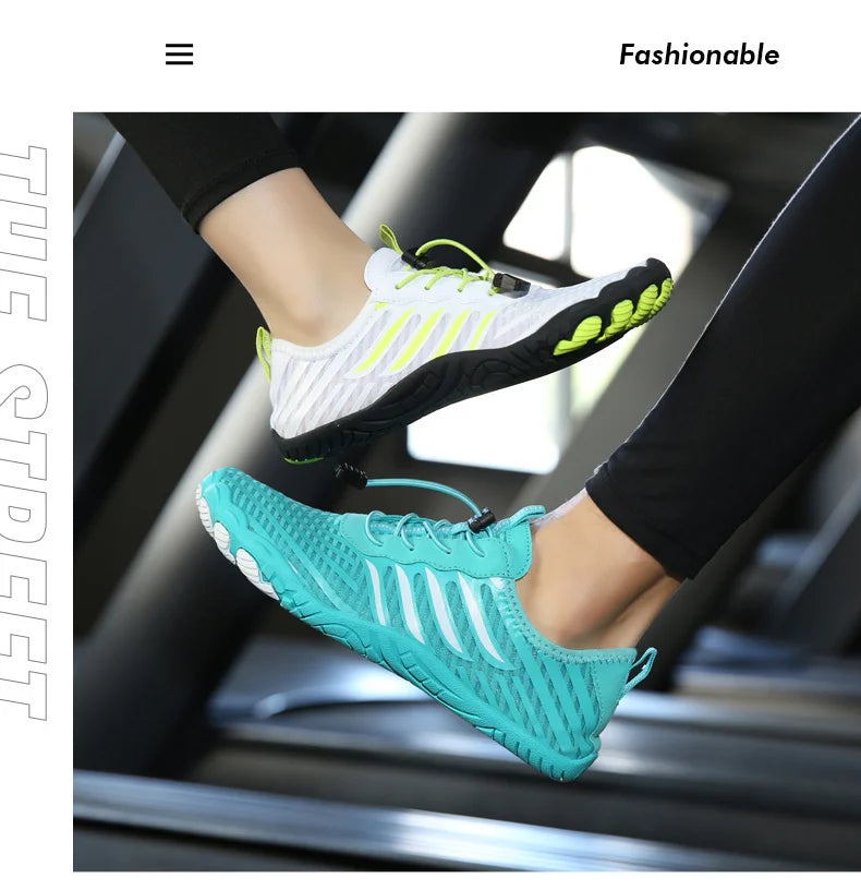 Herren Damen Wasserschuhe Aqua-Schuhe Drainage-Schuhe Strandsport Schwimmsandalen Schnelltrocknend Bootfahren Barfuß Tauchen Angeln Surfen Sneaker