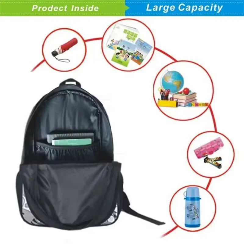 Hot Game Design Child Backpacks Lunch Bag Pencil Case Pupil Large Capacity School Bags For Boy Girl Best Gift F-FortniteS