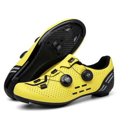 Scarpe da ciclismo di alta qualità da uomo SPD autobloccanti per bici da corsa, scarpe sportive da donna MTB da montagna antiscivolo 36-47