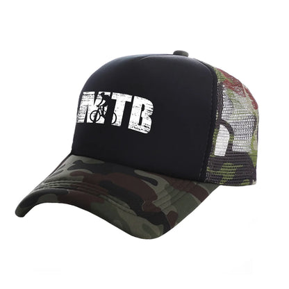 MTB Mountain Biking Trucker Caps Fashion Cool MTB Hats Baseball Cap Summer Outdoor Sun Mesh Caps