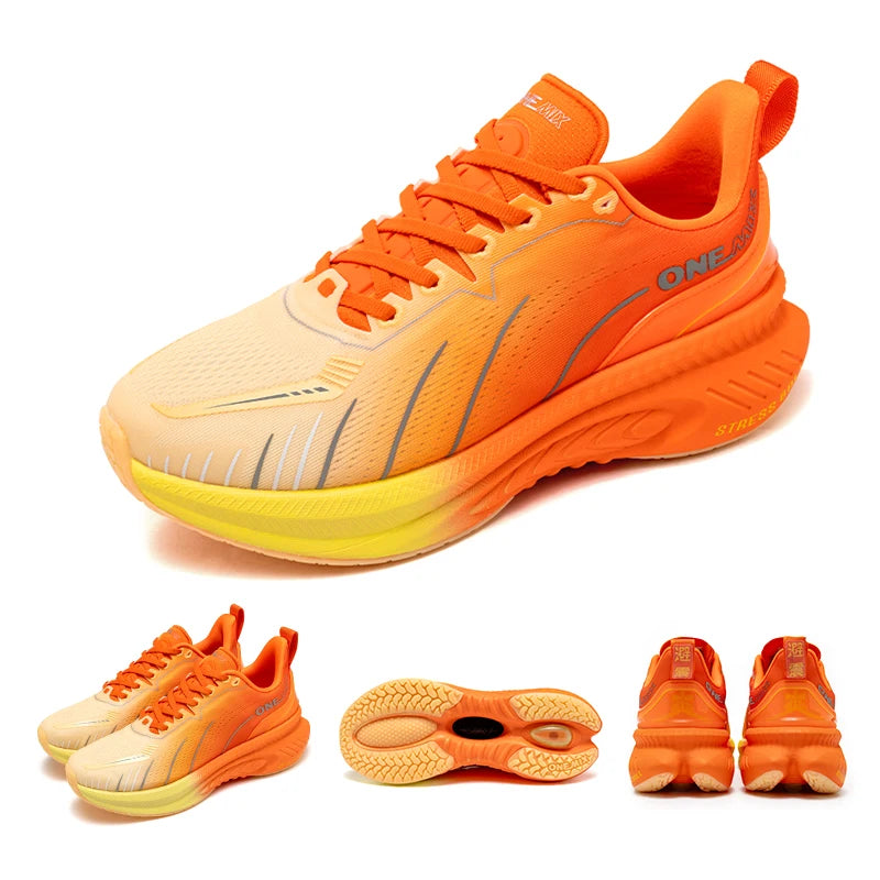 ONEMIX Novos Ténis de Corrida com Amortecimento para Homem, Adequados para Corredores Pesados, com Atacadores, Desportivos, para Mulher, Antiderrapantes, para Atividades ao Ar Livre, Ténis Desportivos Masculinos