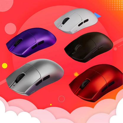 Mouse gaming wireless ATK X1 V2 Ultimate 2.0 Paw3950 Ultra, 54g, ușor, 750ips, latență redusă 0.163ms, 650ips, accesoriu nou, cadou