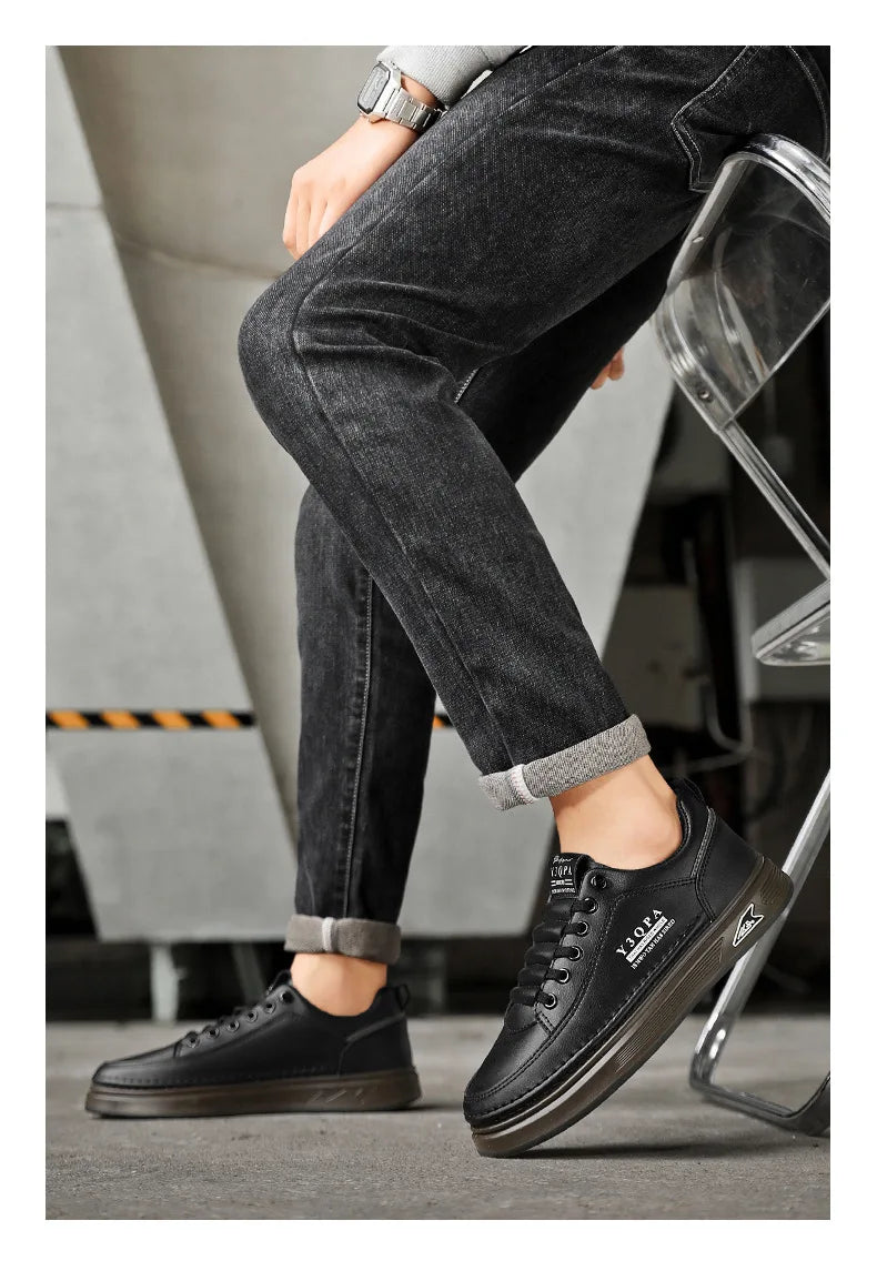 Mocasines slip-on deportivos de verano para hombre, estilo casual, ideales para conducir, versátiles, cómodos, transpirables y resistentes al desgaste, en cuero -..