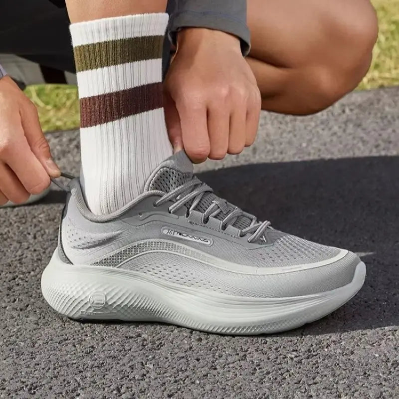 361 Degrees N40 Men Running Shoes Trendy Rebound Cushioning Soft Durable Airy Mesh Stable Lightweight Male Sneakers 672532207
