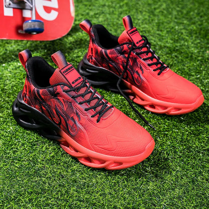 Men Running Shoes Breathable Mesh Sports Shoes Cushion Casual Sneakers Lightweight Comfortable Tennis Shoes Athletic Footwear