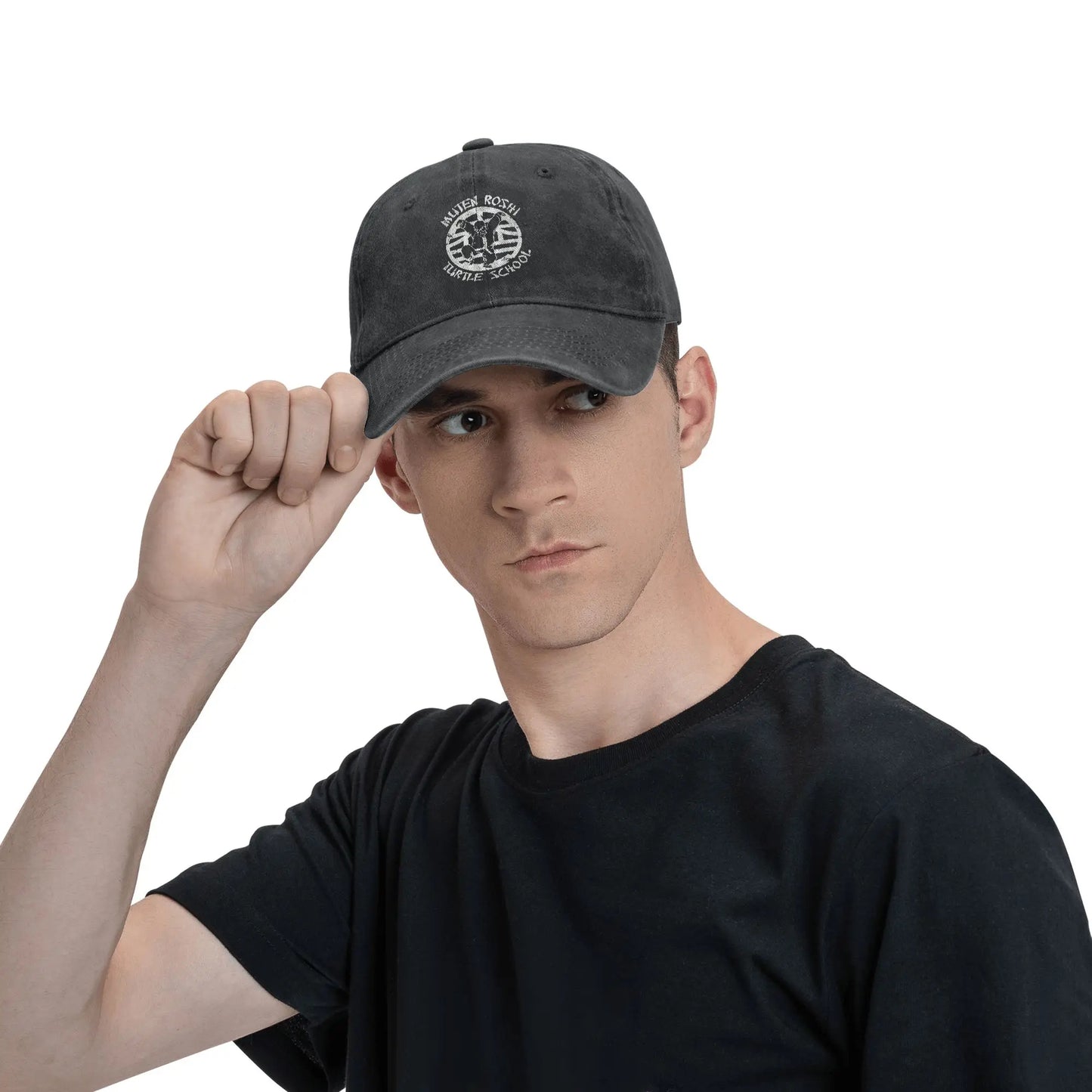 Dragon Ball Master Rosh TURTLE SCHOOL Unisex Baseball Cap  Distressed Washed Caps Hat Fashion Outdoor Unstructured Soft Headwear