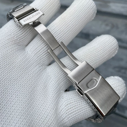 Relógio de pulso mecânico STEELFLIER Official SF792 GMT, movimento NH34, luminescência Super BGW9 C3, resistente à água até 200M, relógio de mergulho de luxo para homem