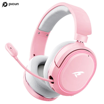 Picun G2 kabelloses Gaming-Headset Bluetooth 5.3 – 7.1-Surround-Sound, ENC-Mikrofon, 100H Akku, Low-Latency-Kopfhörer für PC, PS5, PS4, Switch & Mobile